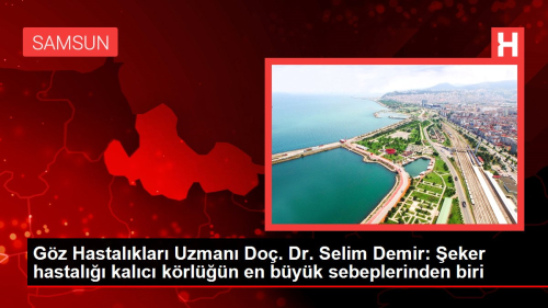 G�z Hastal�klar� Uzman� Do�. Dr. Selim Demir: �eker hastal��� kal�c� k�rl���n en b�y�k sebeplerinden biri