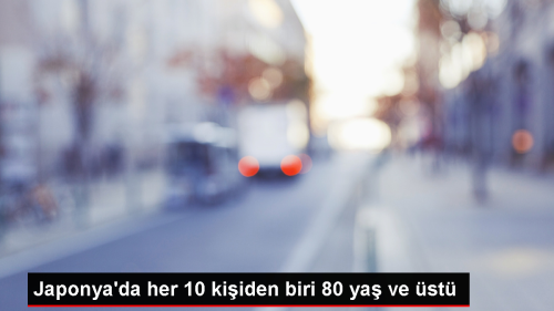 Japonya'da Her 10 Kiiden Biri 80 Ya ve st