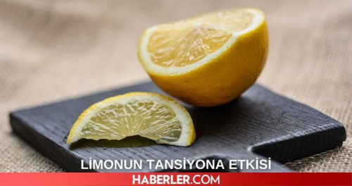 Limon tansiyonu drr m, kartr m? Limonun tansiyon dzenlemesindeki rol