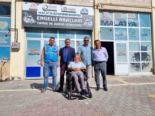 Malatya'da Engelli Ara Tamir Atlyesi Faaliyette