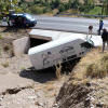 Amasya'da minib�s menfeze u�tu, s�r�c� yaraland�