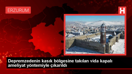 Erzurum �ehir Hastanesi'nde Kapal� Y�ntemle Vida ��kar�ld�