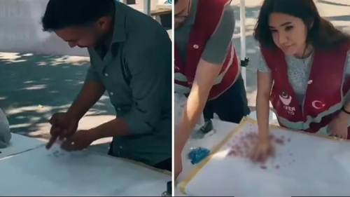 Zafer Partisi stand�nda bula��c� hastal�klara davetiye gibi uygulama! G�r�nt�ler tepki �ekti
