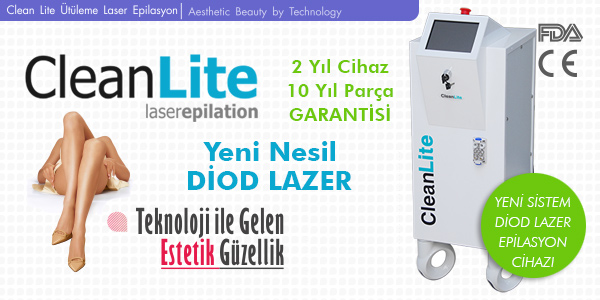 clean Lite Diod Lazer Epilasyon Cihaz�